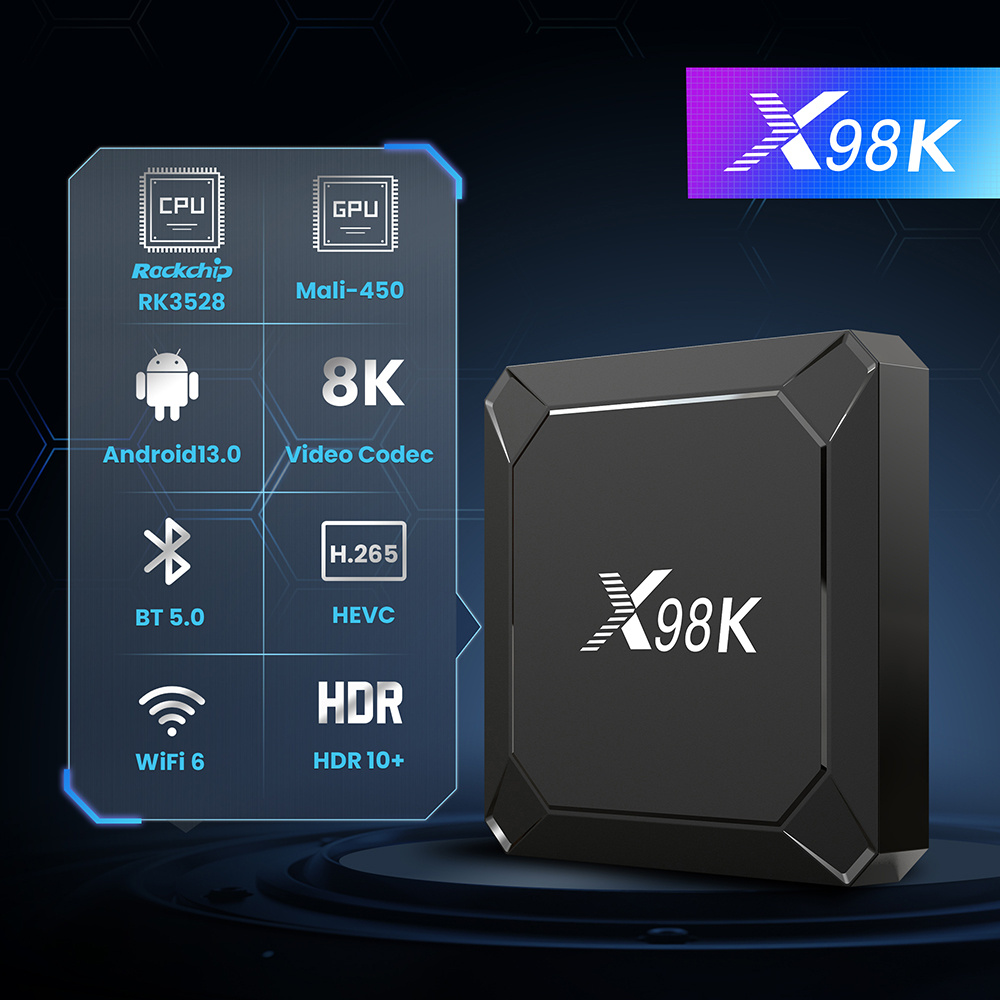 New X98K Android 13 TV Box 8K  - Radxa Rock 5B 16Gb ulasan dan harga