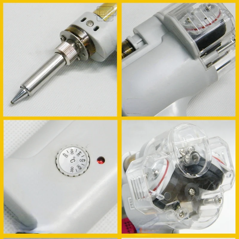 100W Double Suction Pump Vacuu - Desoldering Gun Vacuum Electric ulasan dan harga