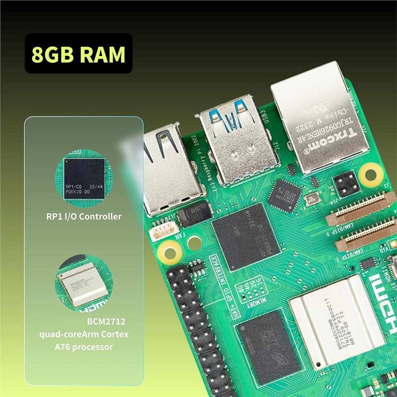 AS95-For Irasptek Starter Kit  - Raspberry Pi 5 8Gb Kit ulasan dan harga