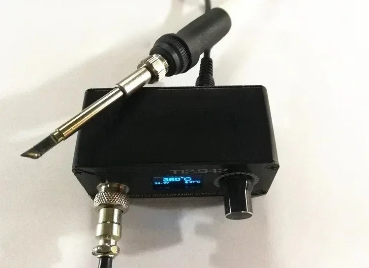 MINI T12 STC OLED Digital Sold - Soldering Station T12 Oled ulasan dan harga