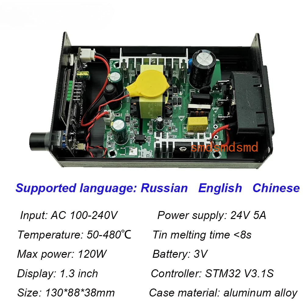 STM32 V3.1S T12 Soldering Stat - Soldering Station T12 Oled ulasan dan harga